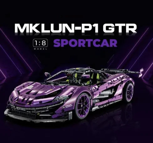 Electroplated Purple Tech Car Blocks