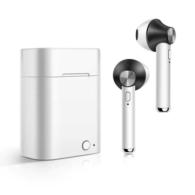 DO12 Budget TWS Wireless Earbuds - Classic Silver Design | Professional Minimalist