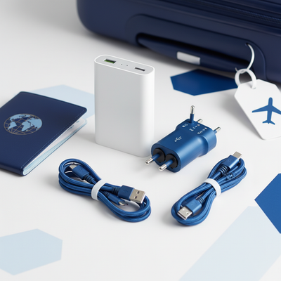 Travel Gear collection - portable tech and travel accessories