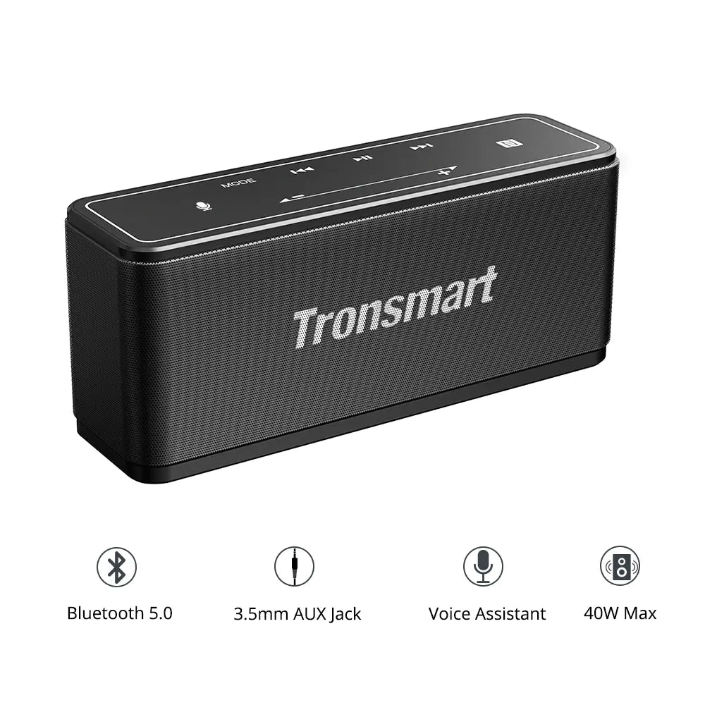 Bluetooth 5.0 TWS Portable Speaker with 3D Surround