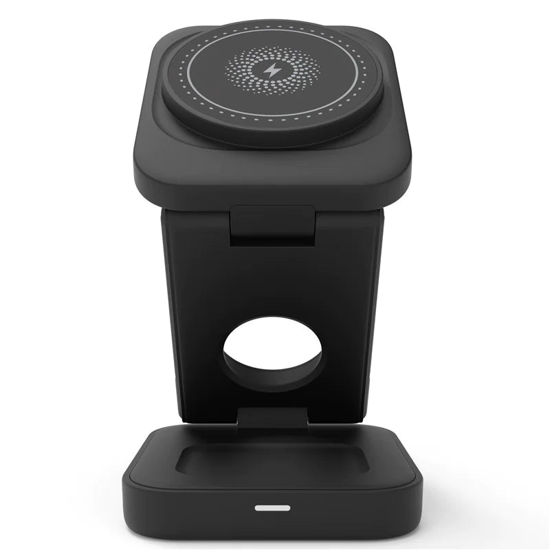 30W MAGNETIC FOLDABLE 3-IN-1 WIRELESS CHARGER - TRAVEL READY