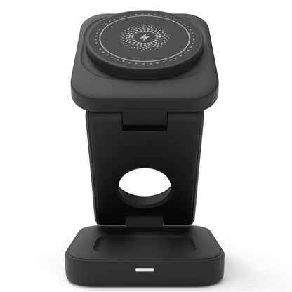 30W MAGNETIC FOLDABLE 3-IN-1 WIRELESS CHARGER - TRAVEL READY