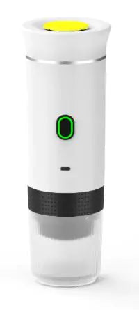 Electric Portable Espresso Coffee Maker - 60ml Italian Coffee Machine with 2500mAh Battery - Rechargeable Travel Espresso Maker for Camping, Office & Outdoor