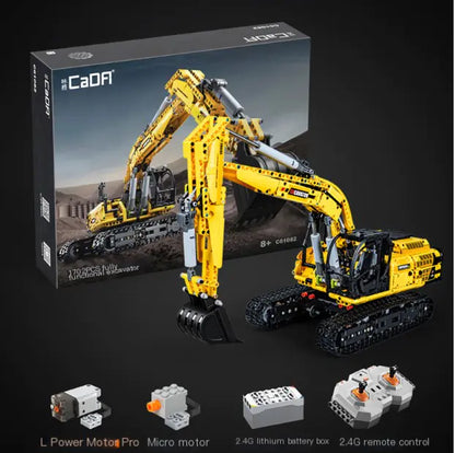 Yikang 38014 Tech Mechanical Series Excavator Toy