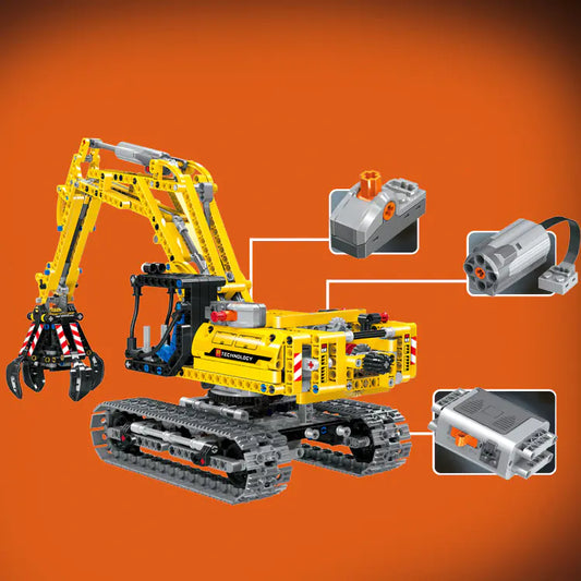 Yikang 38014 Tech Mechanical Series Excavator Toy