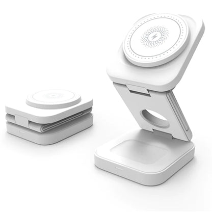 30W MAGNETIC FOLDABLE 3-IN-1 WIRELESS CHARGER - TRAVEL READY