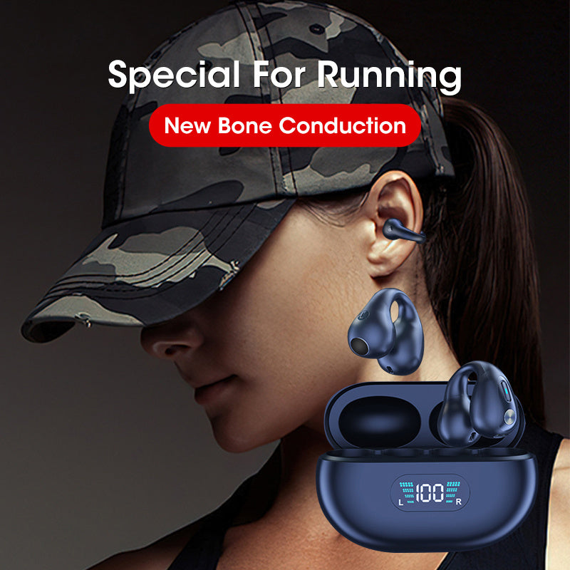 Bone Conduction Headphones TWS Earbuds - Bluetooth 5.3 wireless
earphone