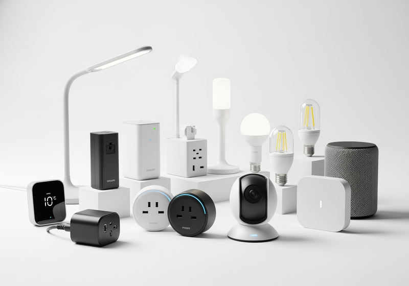 Collection of certified tech devices including wireless chargers and
speakers