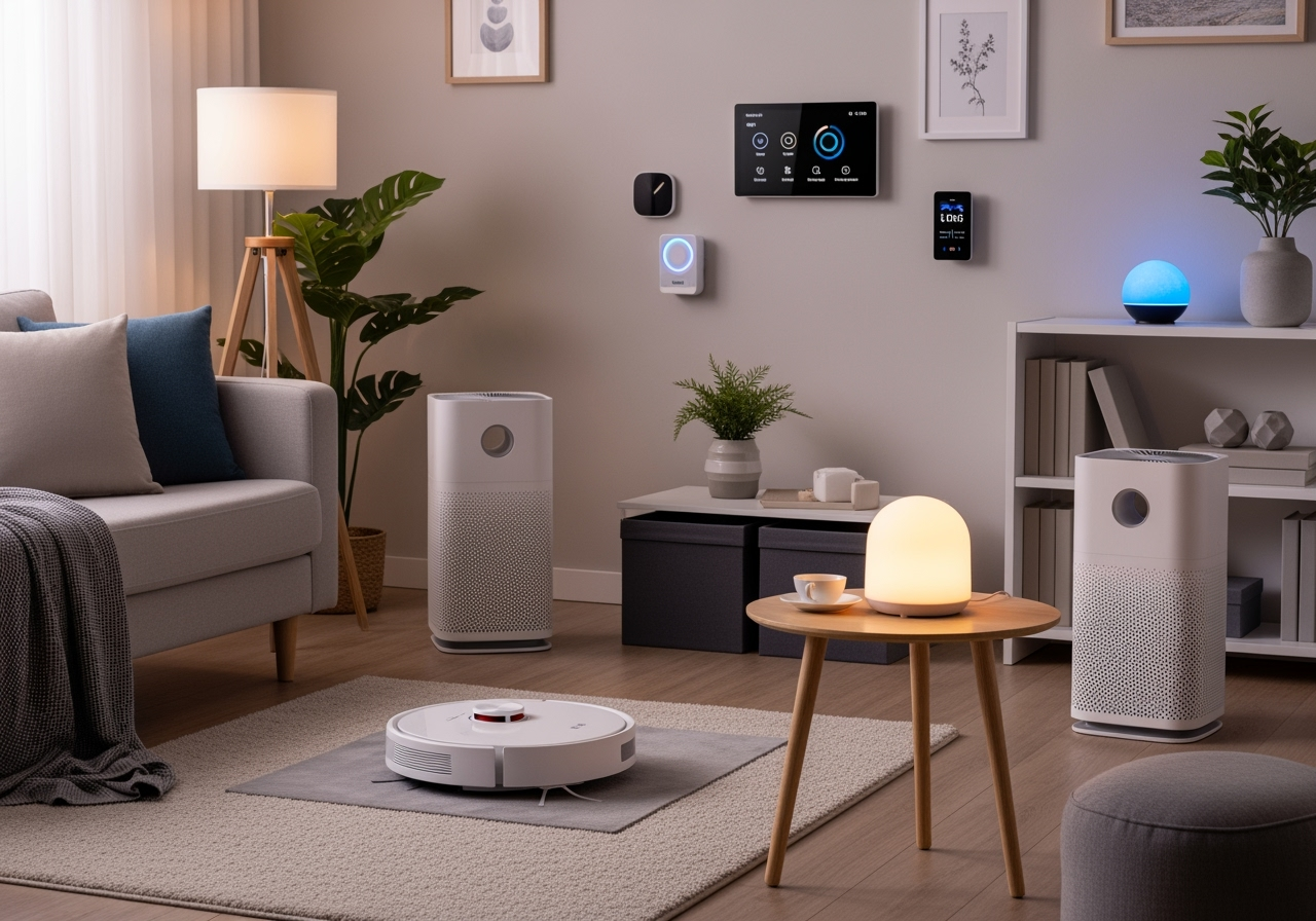 Everyday Tech Elevated - modern home office with smart devices