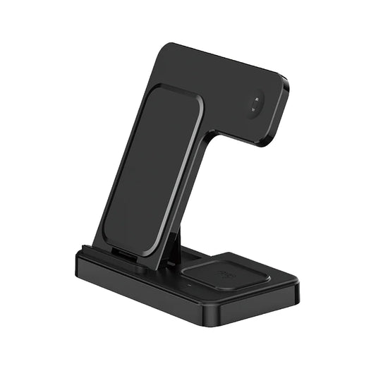 3-in-1 Fast Wireless Charging Station - Charge iPhone, AirPods & Apple Watch Simultaneously