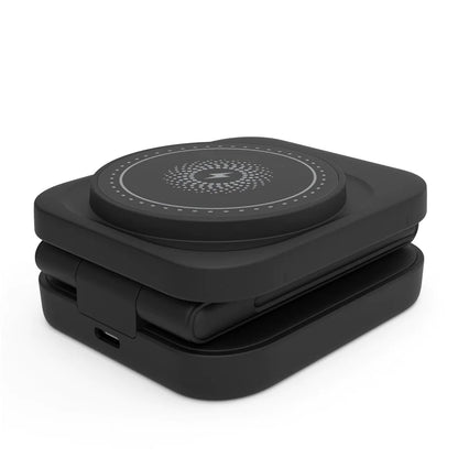 30W MAGNETIC FOLDABLE 3-IN-1 WIRELESS CHARGER - TRAVEL READY
