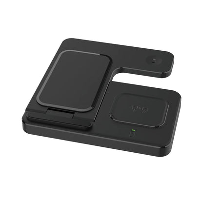 3-in-1 Fast Wireless Charging Station - Charge iPhone, AirPods & Apple Watch Simultaneously