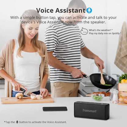 Bluetooth 5.0 TWS Portable Speaker with 3D Surround